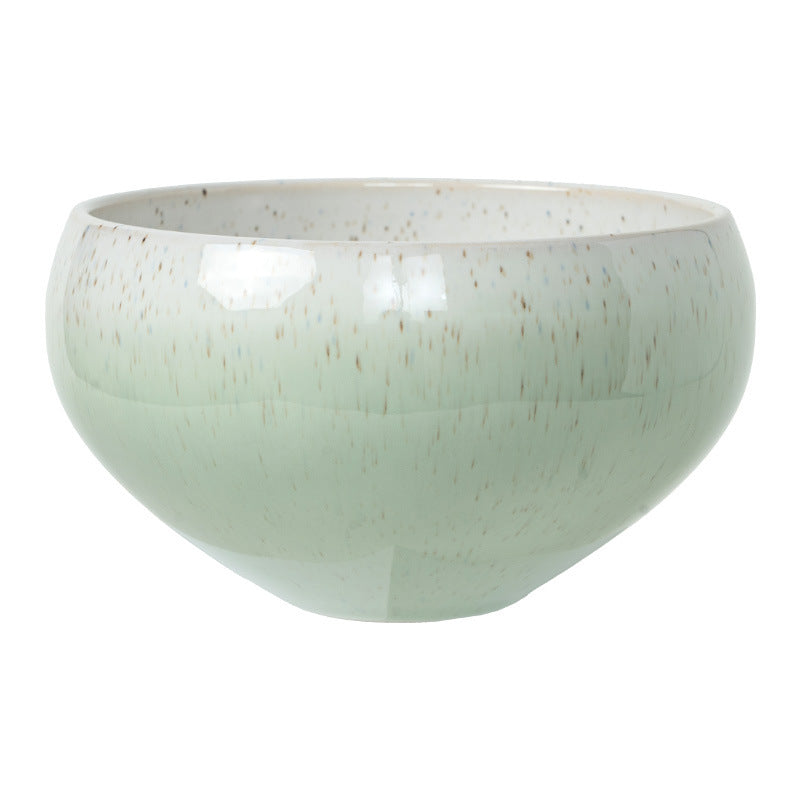 4 - Piece 5.1 - Inch Ceramic Bowl Set: Speckled Glaze Design for Elevated Dining and Home Aesthetics