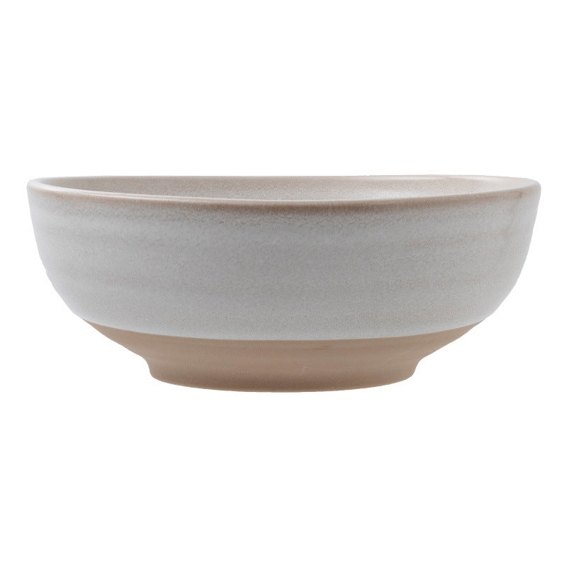 4 - Piece Set of 6.3 - Inch Ceramic Salad Bowls: Simple Elegance for Every Meal